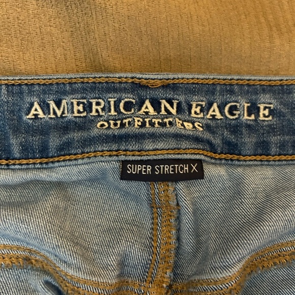 American Eagle Woman’s Jeans Super Stretch X Hi-Rise Jegging Sz 14R - Picture 4 of 12
